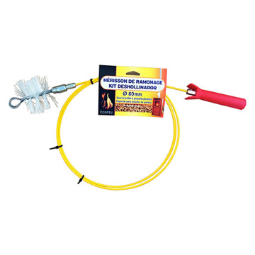 Kit Escovilhão para salamandras a pellets Ø 80 MM